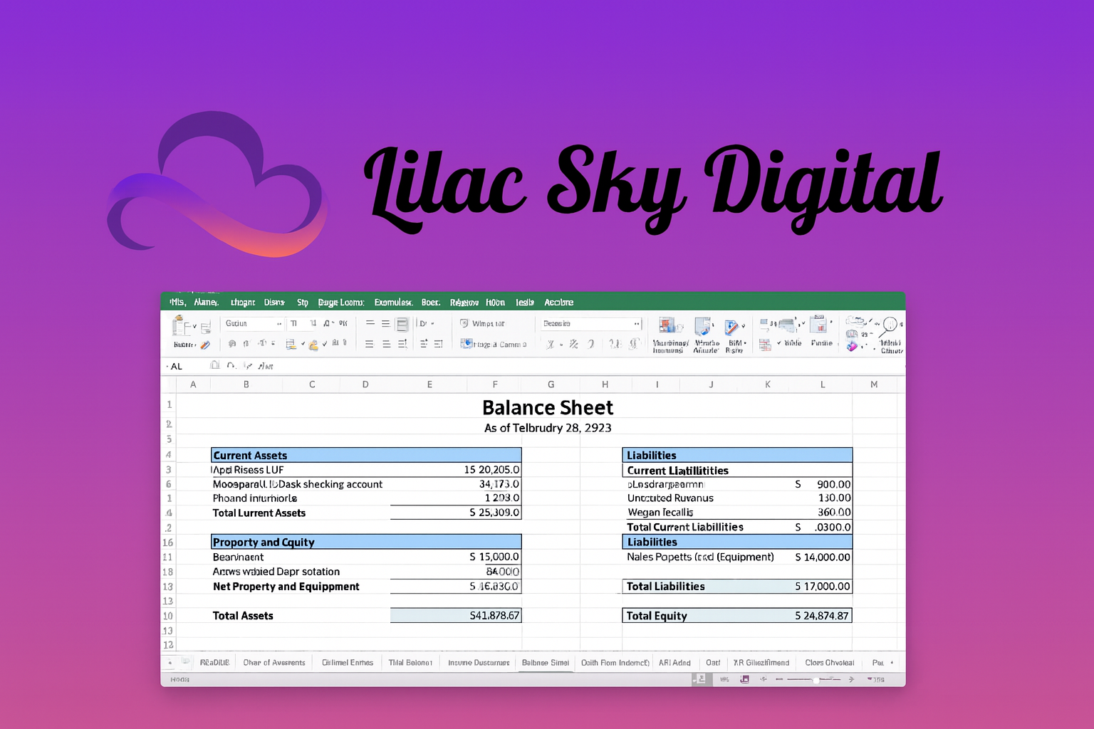Streamlined Accounting Excel Sheet for Very Small Businesses